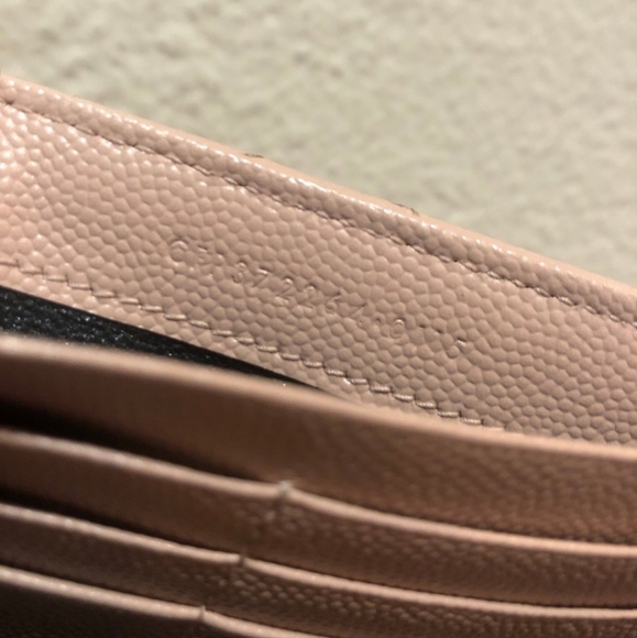 Saint Laurent YSL Cassandre Matelasse Long Flap Wallet w/Chain - Picture 5 of 12